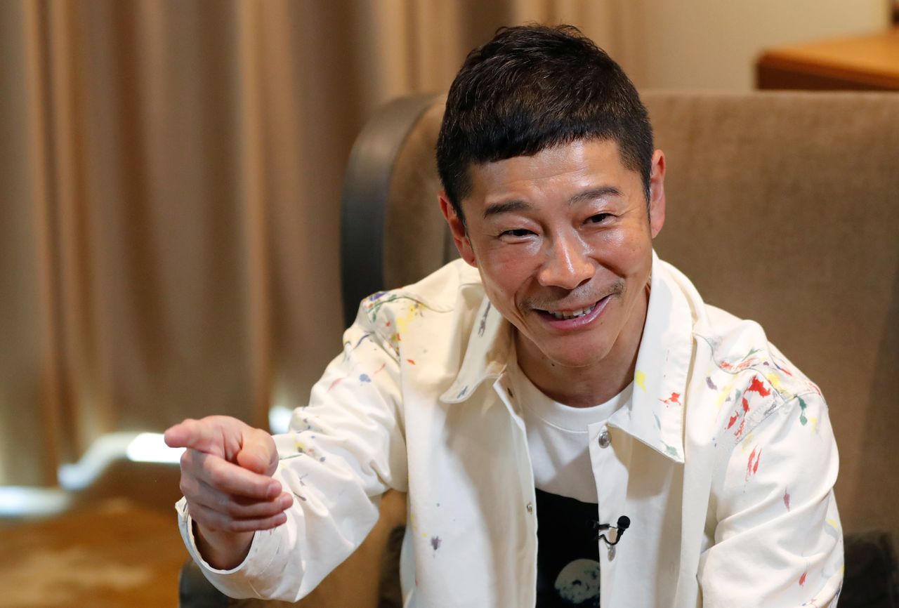 El multimillonario japonés Maezawa Yūsaku durante la entrevista con Reuters en Tokio, Japón, el 3 de marzo de 2021. REUTERS/Kim Kyung-Hoon