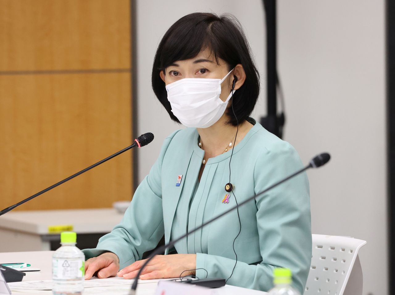 FOTO DE ARCHIVO: La ministra para los Juegos Olímpicos y Paralímpicos de Japón, Tamayo Marukawa, durante una conferencia celebrada en Tokio, Japón, el 19 de mayo de 2021.Yoshikazu Tsuno/POOL vía REUTERS
