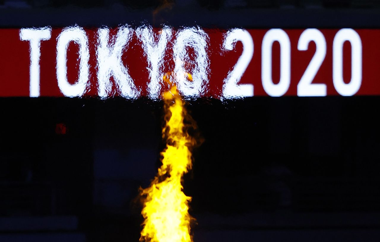 Jul 23, 2021. 
Foto del viernes de la ceremonia de apertura de los Juegos Olímpicos de Tokio
 REUTERS/Phil Noble