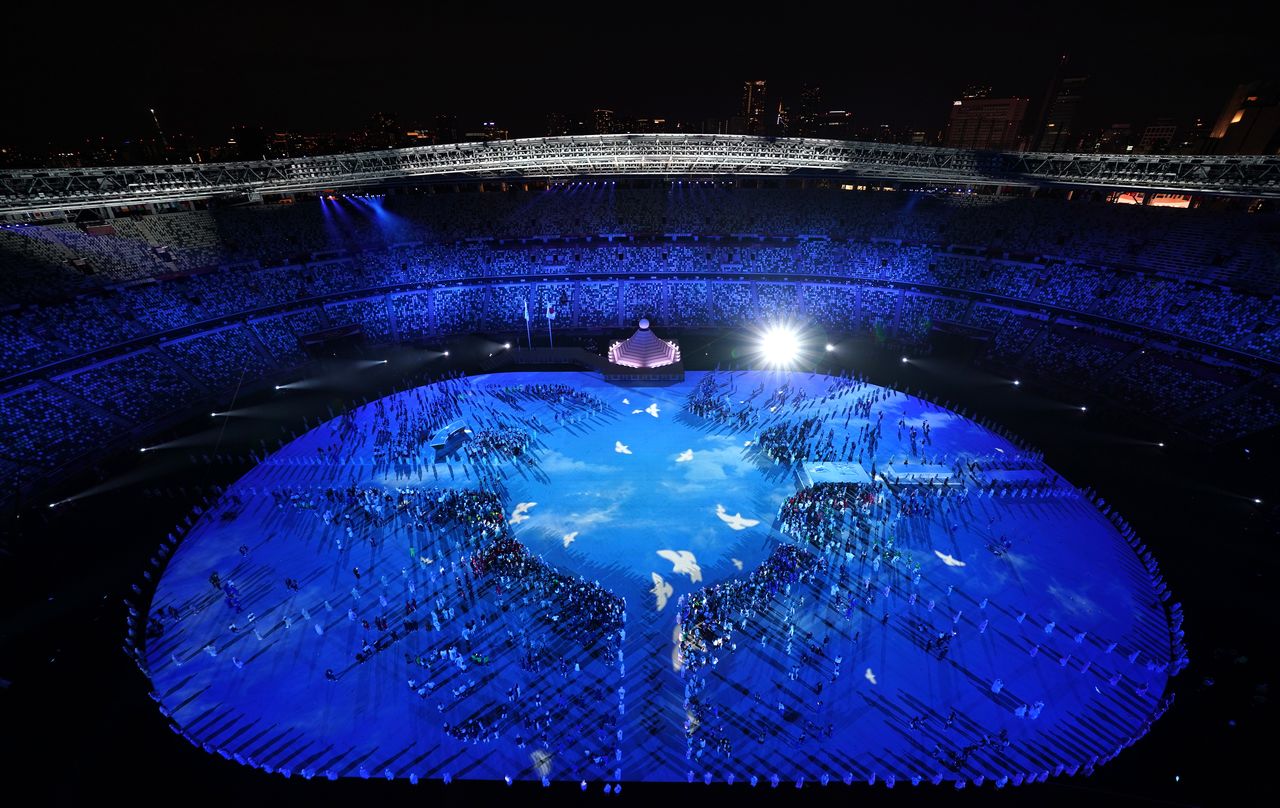 Jul 23, 2021. 
Foto del viernes de la ceremonia de apertura de los Juegos Olímpicos de Tokio
REUTERS/Fabrizio Bensch