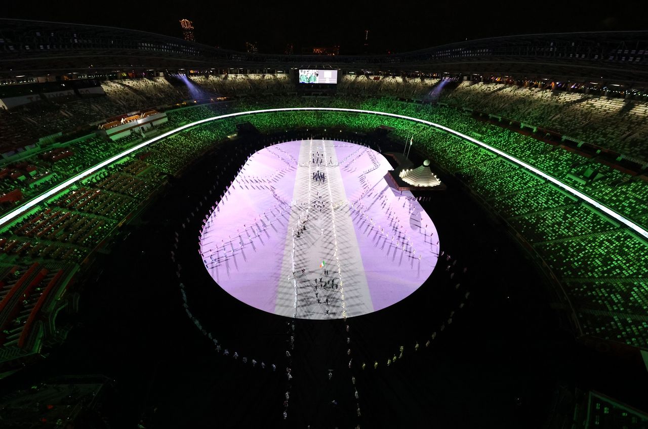 Jul 23, 2021. 
Foto del viernes de la ceremonia de apertura de los Juegos Olímpicos de Tokio
 REUTERS/Fabrizio Bensch
