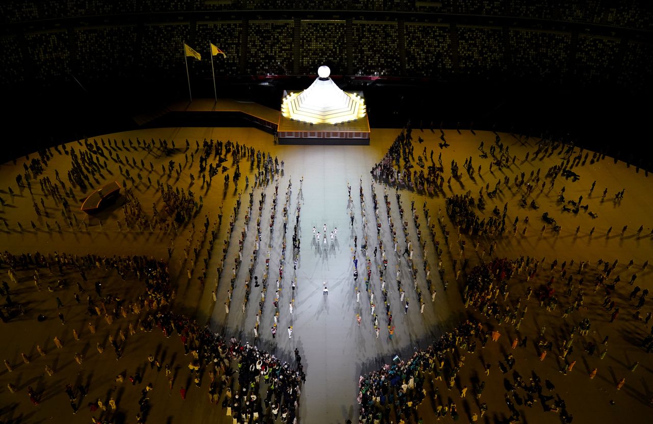 Jul 23, 2021. 
Foto del viernes de la ceremonia de apertura de los Juegos Olímpicos de Tokio
REUTERS/Athit Perawongmetha