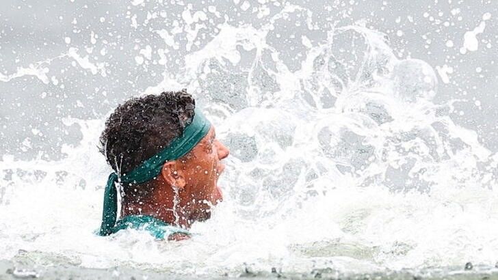 Ago7, 2021. Foto del sábado del brasileño Isaquias Queiroz Dos Santos celebrando el oro en la prueba C1 de canotaje. 

 REUTERS/Yara Nardi