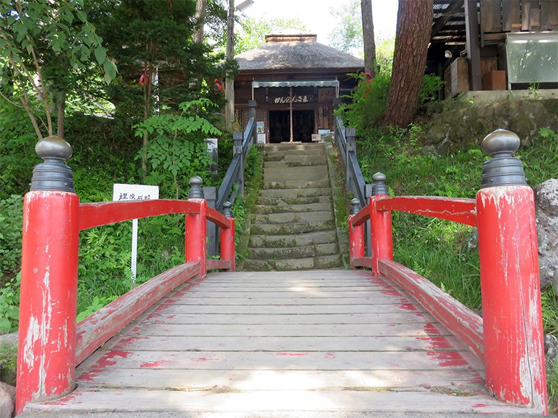 Le pavillon Kannon, à Kanbara