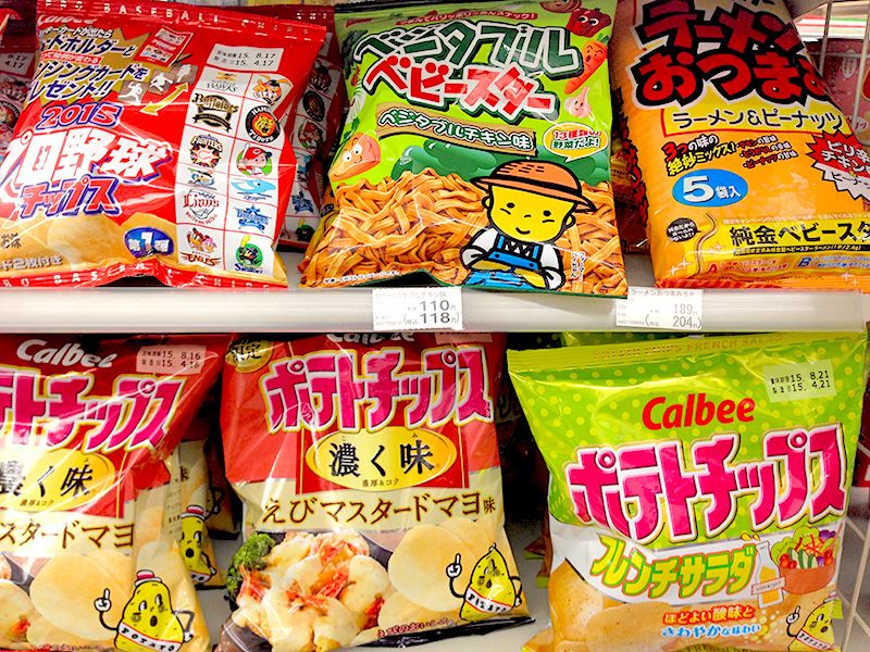 Le Japon, paradis des snacks   – Infos sur le Japon