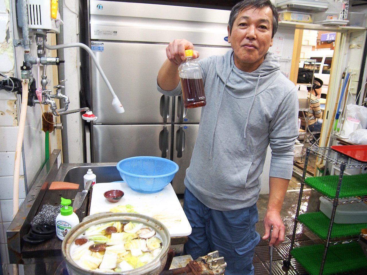 Minami, poissonnier spécialisé dans le fugu (photo de l’auteur)