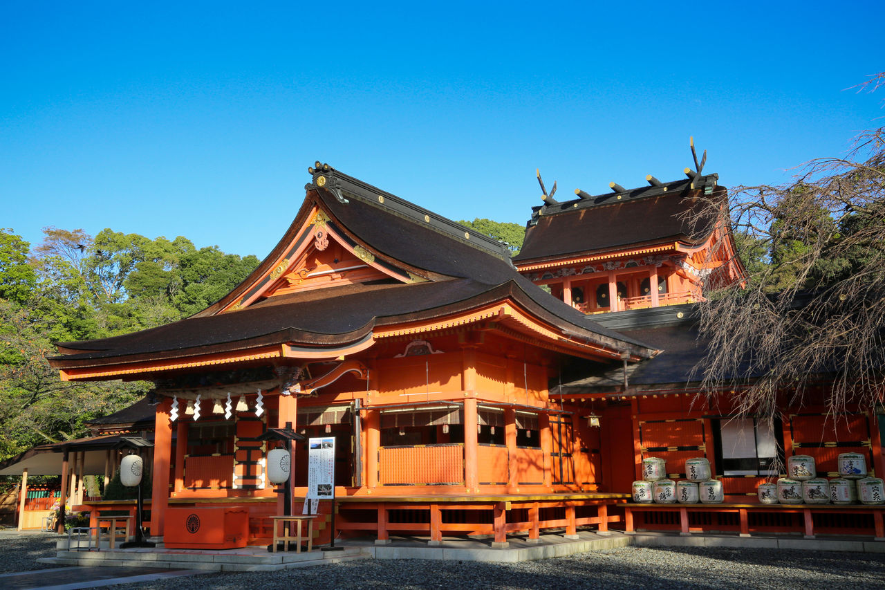 Le bâtiment principal (honden) du Fujisan Hongū Sengen Taisha