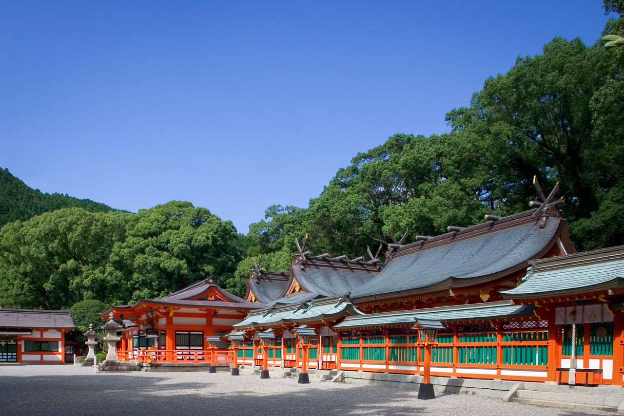 Le sanctuaire Kumano Hatayama (avec l’aimable autorisation de la fédération de tourisme de Wakayama)