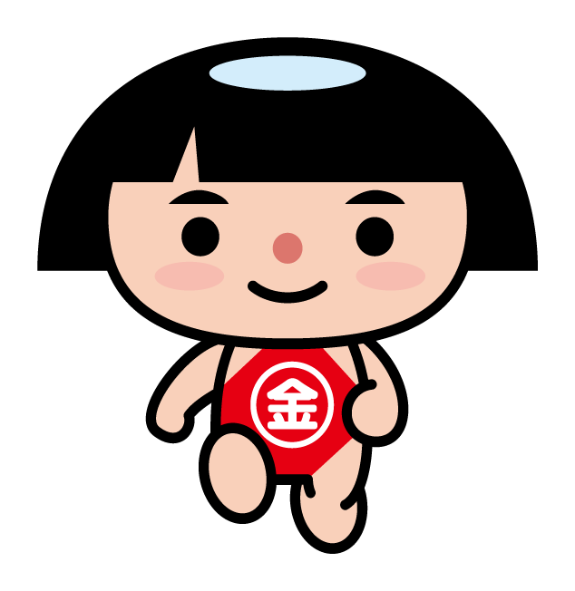 Kanagawa Kintarô, la mascotte officielle de Kanagawa, représente un personnage du folklore japonais, un enfant à la force et bravoure légendaire qui a été élevé au mont Ashigara, près de Hakone. (© Préfecture de Kanagawa)