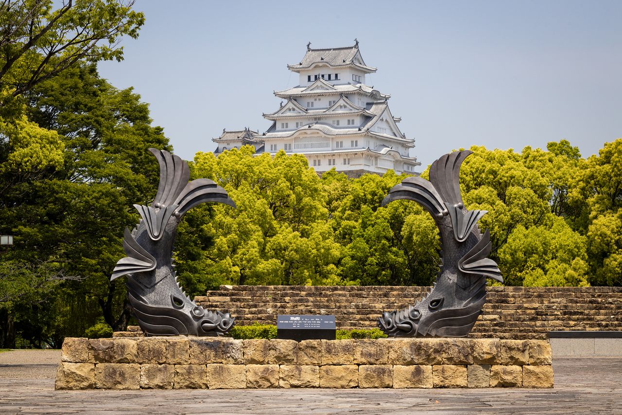 Le parc de Shiromidai est désigné comme l’un des 10 meilleurs endroits pour voir le château de Himeji.