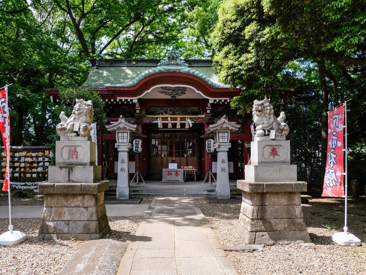 Le sanctuaire de Komatsunagi se situe dans l'arrondissement de Setagaya. (© Shibuya Nobuhiro)