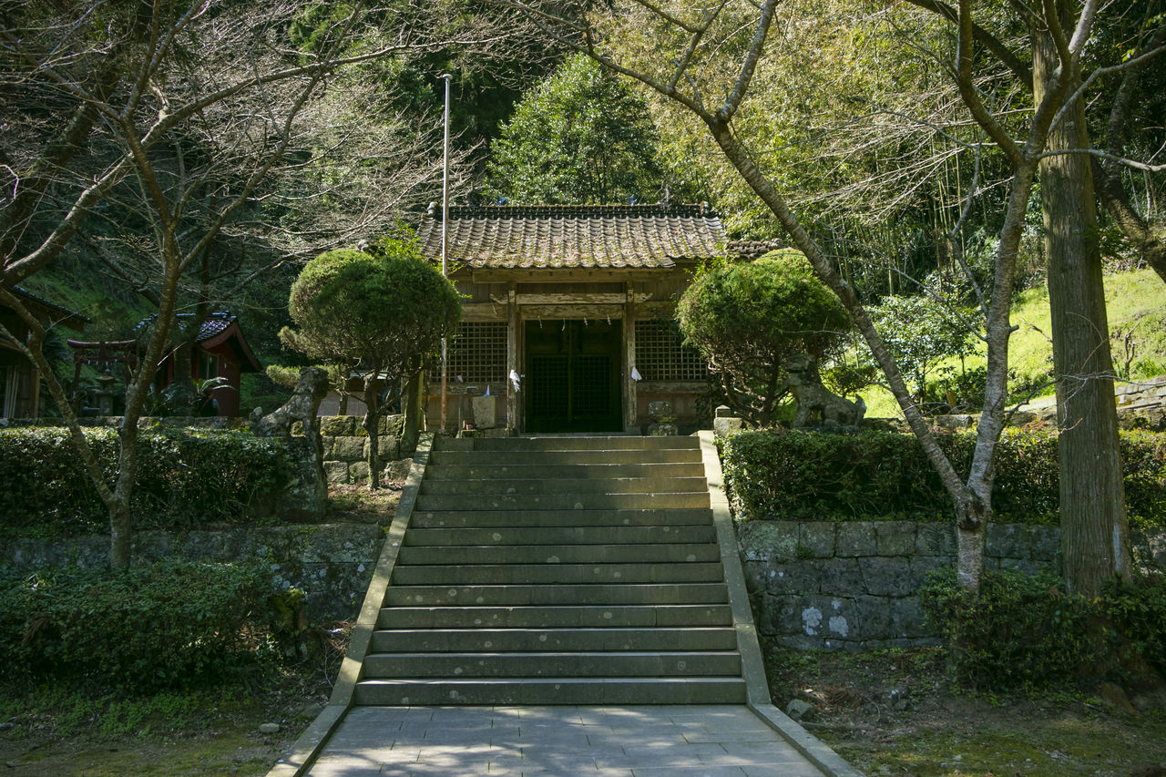 Le sanctuaire Sakitsu Suwa, où les chrétiens cachés ont été forcés d'abandonner leur foi. 