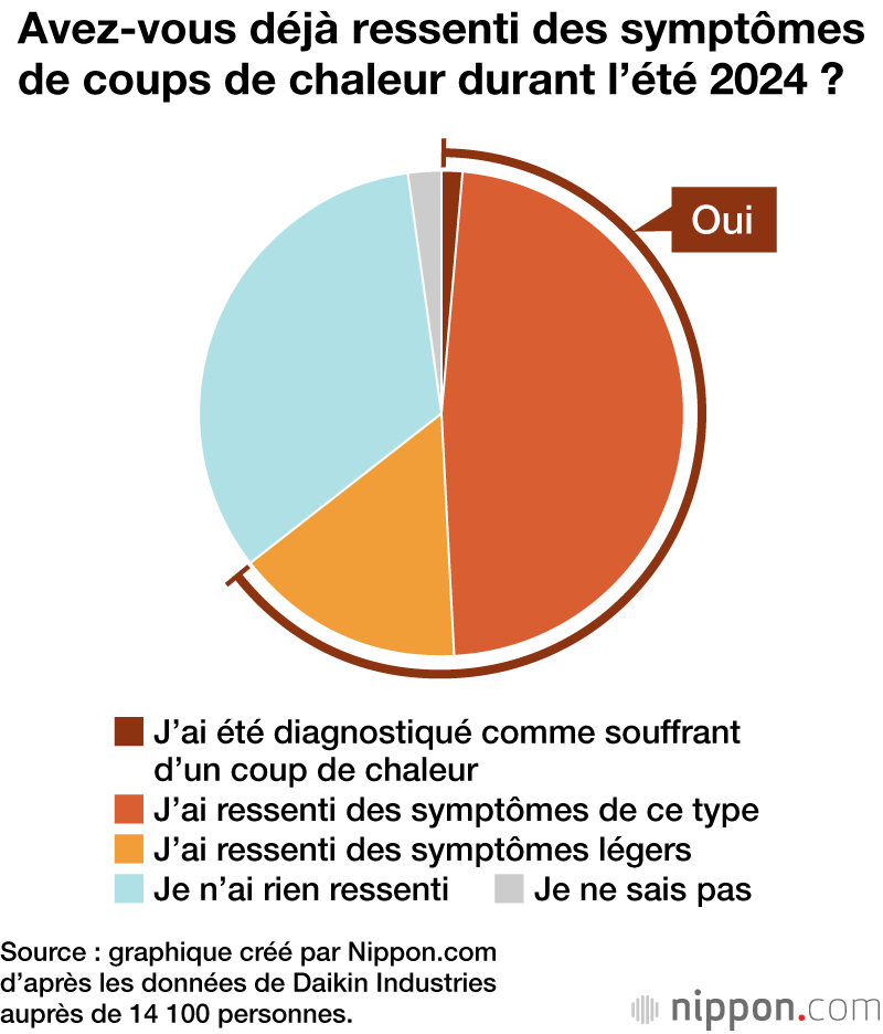 Avez-vous déjà ressenti des symptômes de coups de chaleur durant l’été 2024 ?