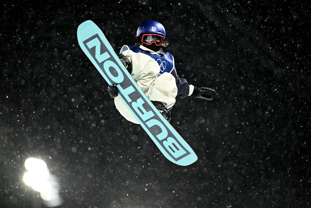 Ono Mitsuki, médaille de bronze en snowboard halfpipe le 12 février. (© Reuters)