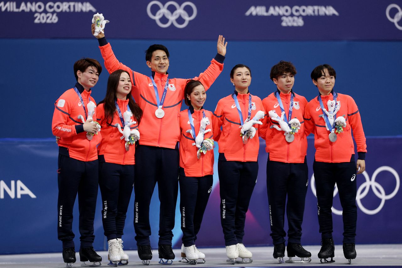 L’équipe de patinage artistique (© Reuters)