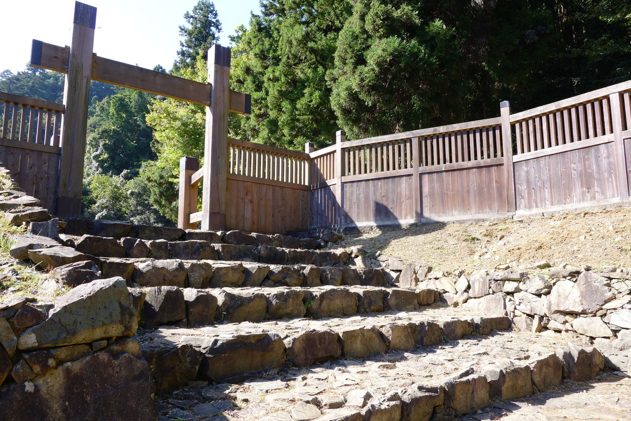 Le château de Hachiôji, à Tokyo, était l’un des shijô du clan Hôjô. (Pixta)