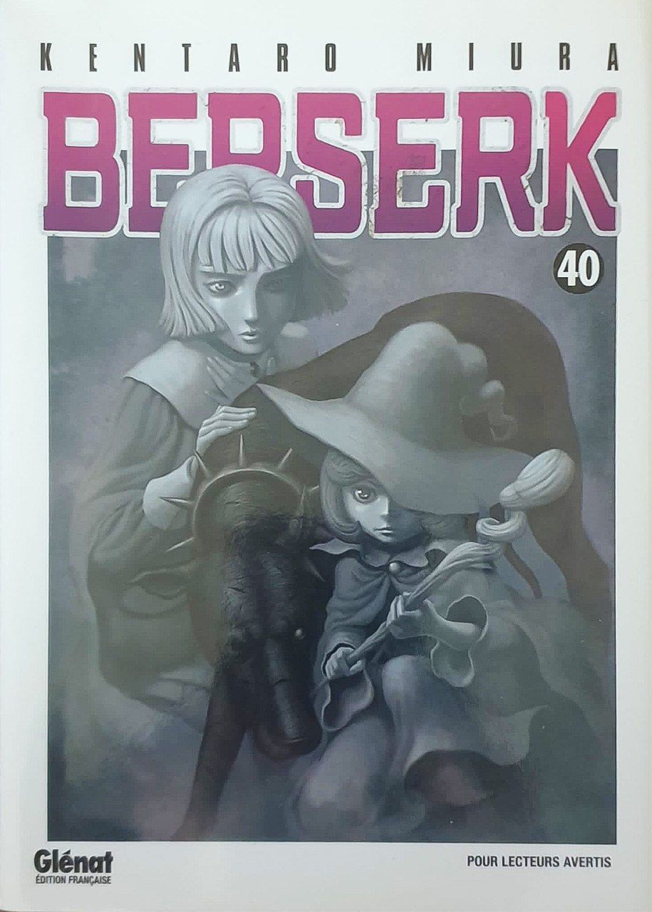 Couverture du dernier tome de Berserk (numéro 40) paru en français aux éditions Glénat (photo de Nippon.com)