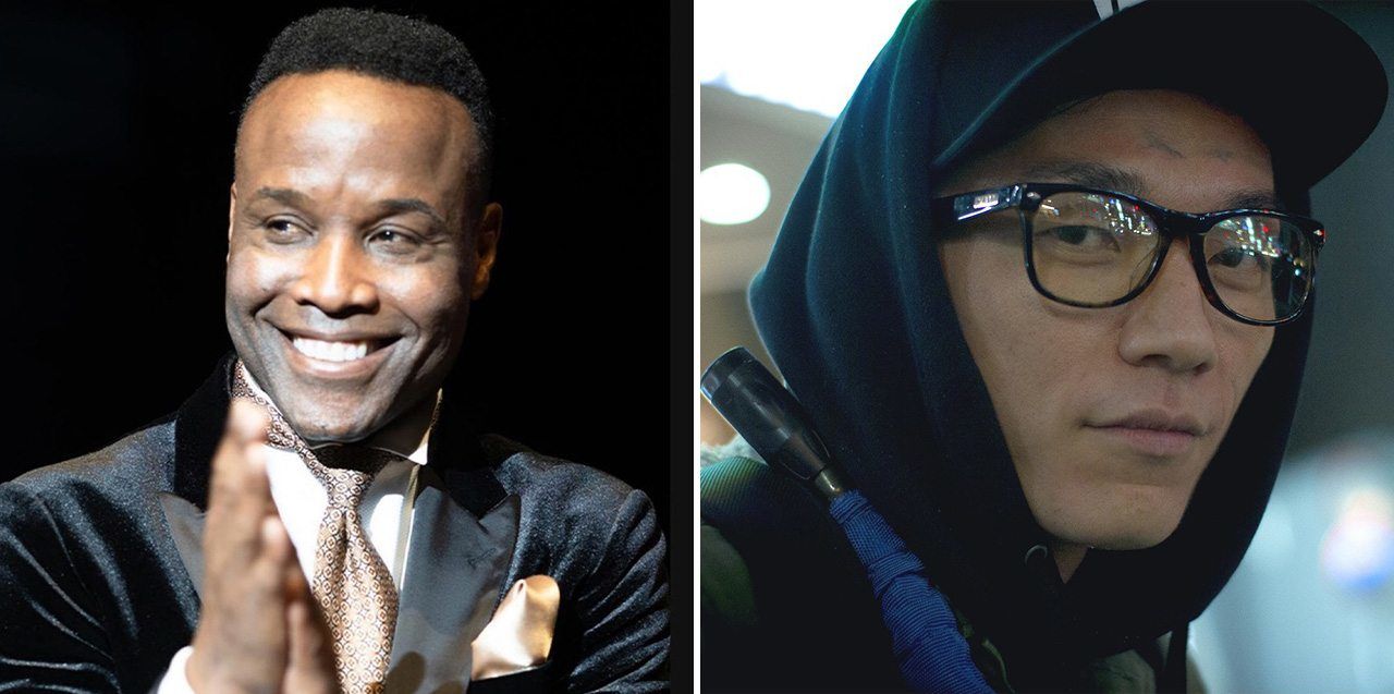 Le producteur exécutif Steven Haynes et le réalisateur Sugioka Taiki (à droite, © Shinichiro Oroku)