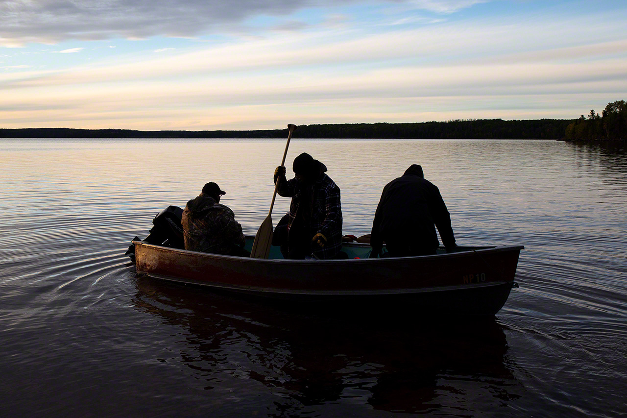 Une famille anichinaab&eacute; part en excursion pour chasser l&rsquo;&eacute;lan (2018).