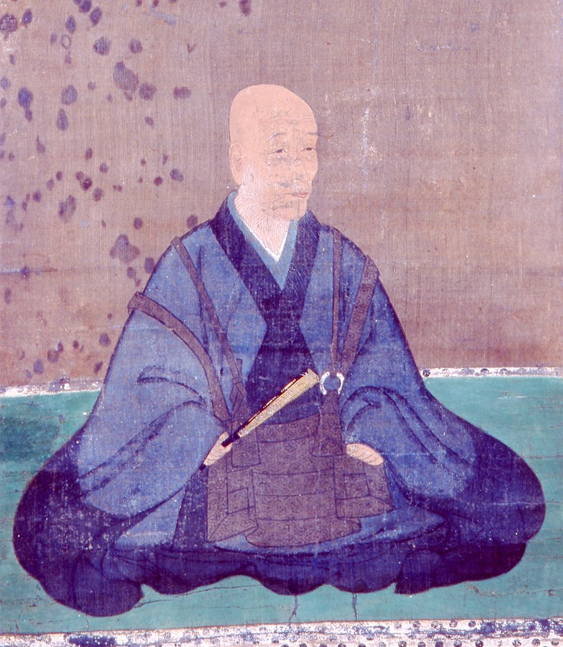 Portrait de Sôgi en méditation (collections du Musée préfectoral de Yamaguchi)