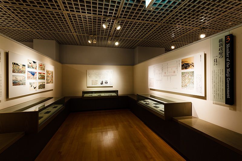 Le musée présente une abondante documentation sur la contribution de Shibusawa à la construction de l’État japonais moderne.