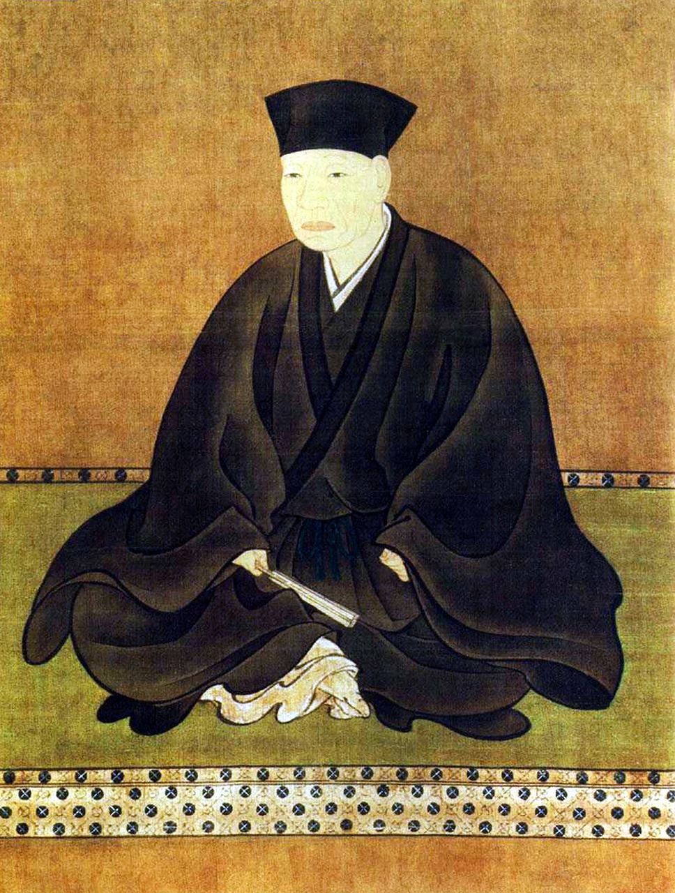 Portrait de Sen no Rikyû par Hasegawa Tôhaku. (Aflo)