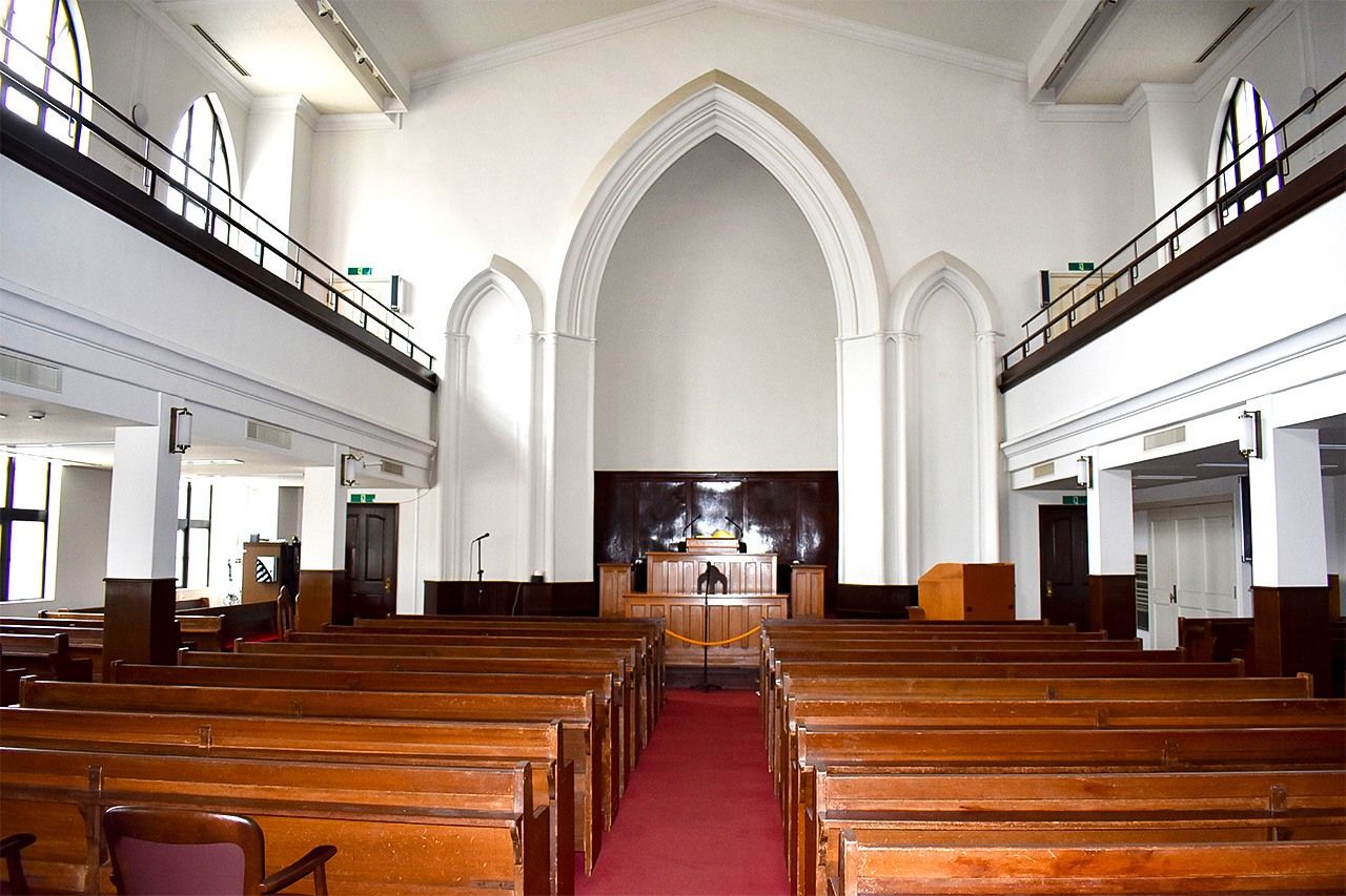 L'église Shiloh à Yokohama est ouverte aux visiteurs tous les samedis (avec l'aimable autorisation de Izumi Nobumichi).