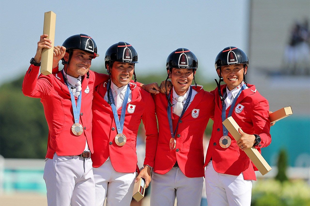 Le Japon a obtenu sa toute première médaille olympique dans cette discipline depuis les Jeux de Los Angeles en 1932. (Reuters)