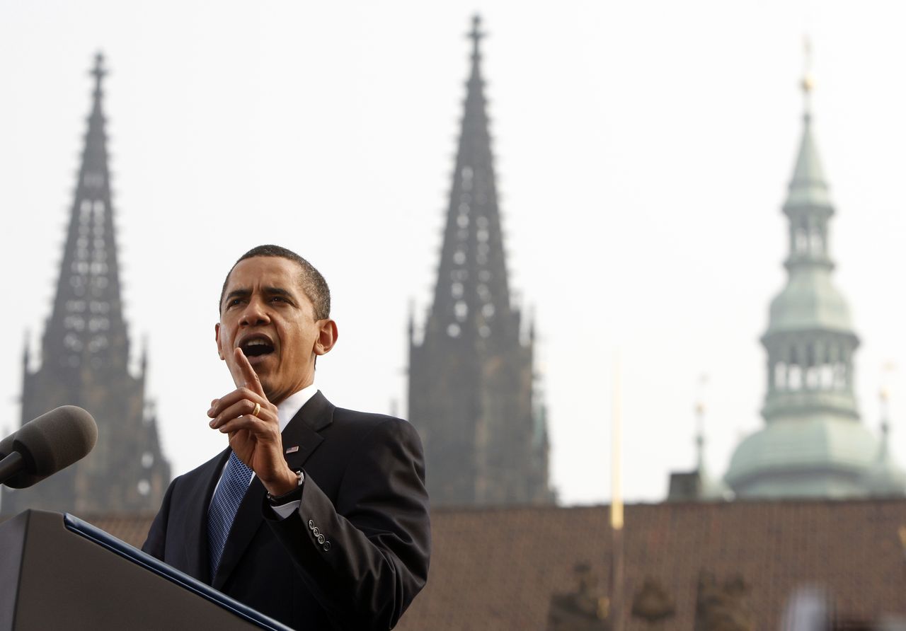 Le président Barack Obama à Prague. (Reuters)