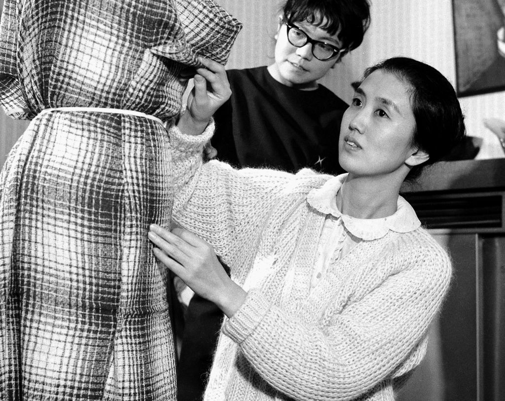 Mori Hanae en 1961, à l’âge de 35 ans (Kyôdô)