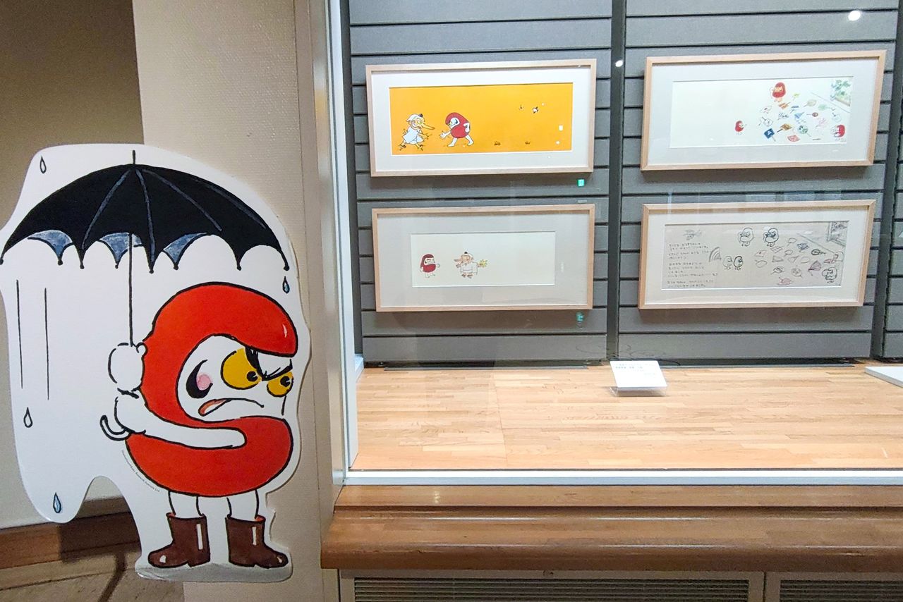 Des illustrations extraites de Little Daruma and Little Tengu (Nippon.com)