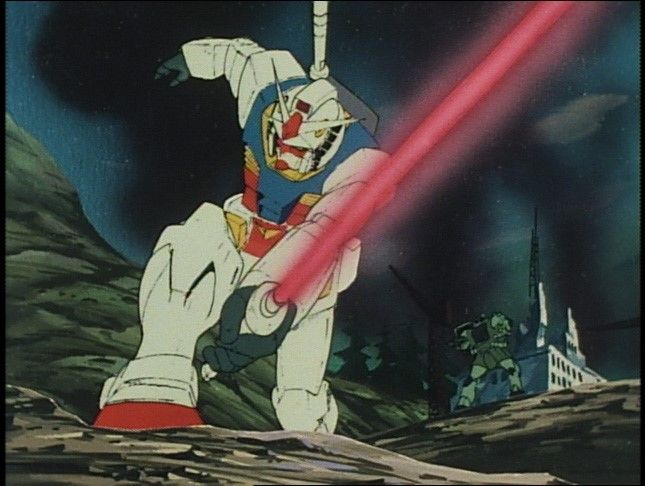 Le « Mobile Suit Gundam » original qui devient la machine préférée d’Amuro Ray ©Sôtsû/Sunrise