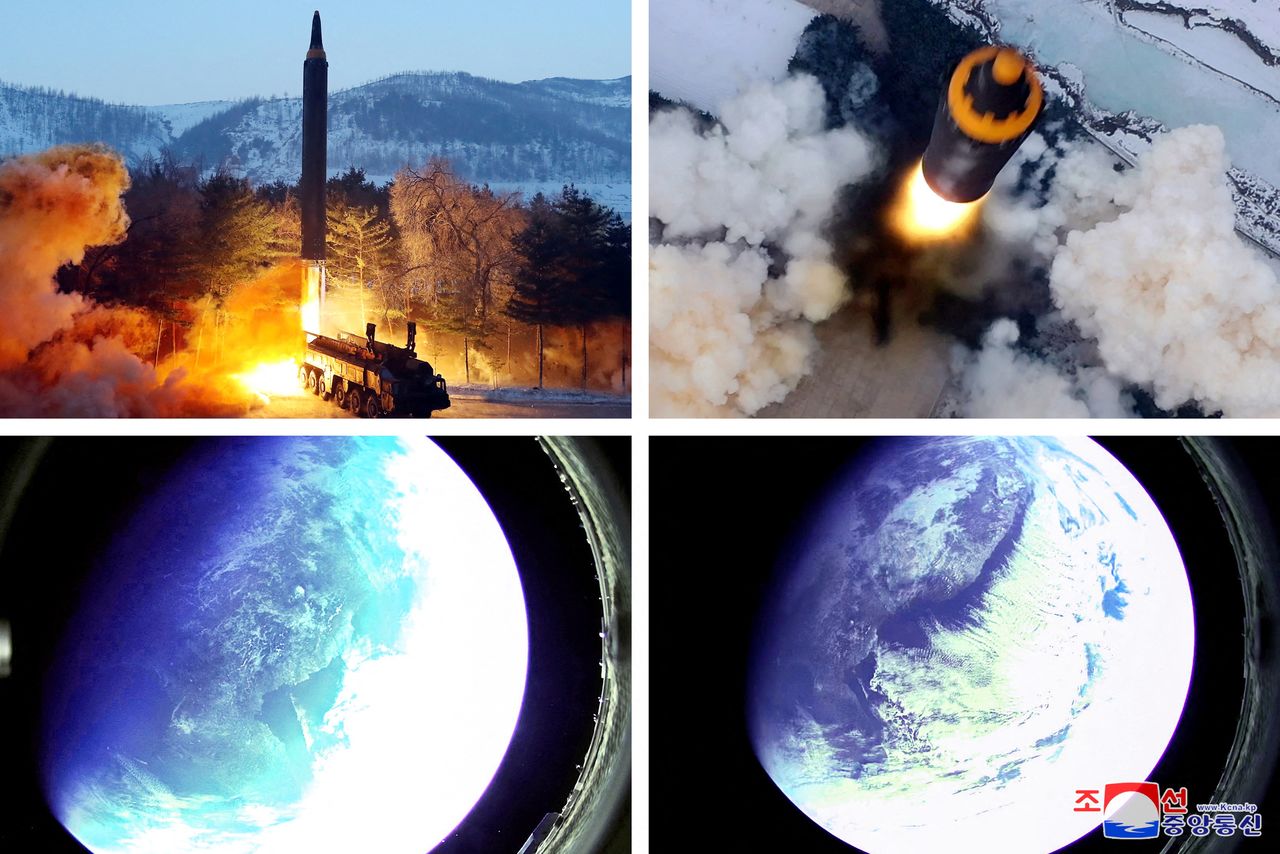 La Corée du Nord a testé dimanche un missile balistique "de portée intermédiaire à longue" de type Hwasong-12, rapporte l