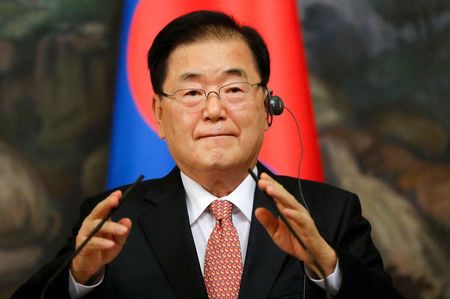 Le ministre sud-coréen des Affaires étrangères Chung Eui-yong