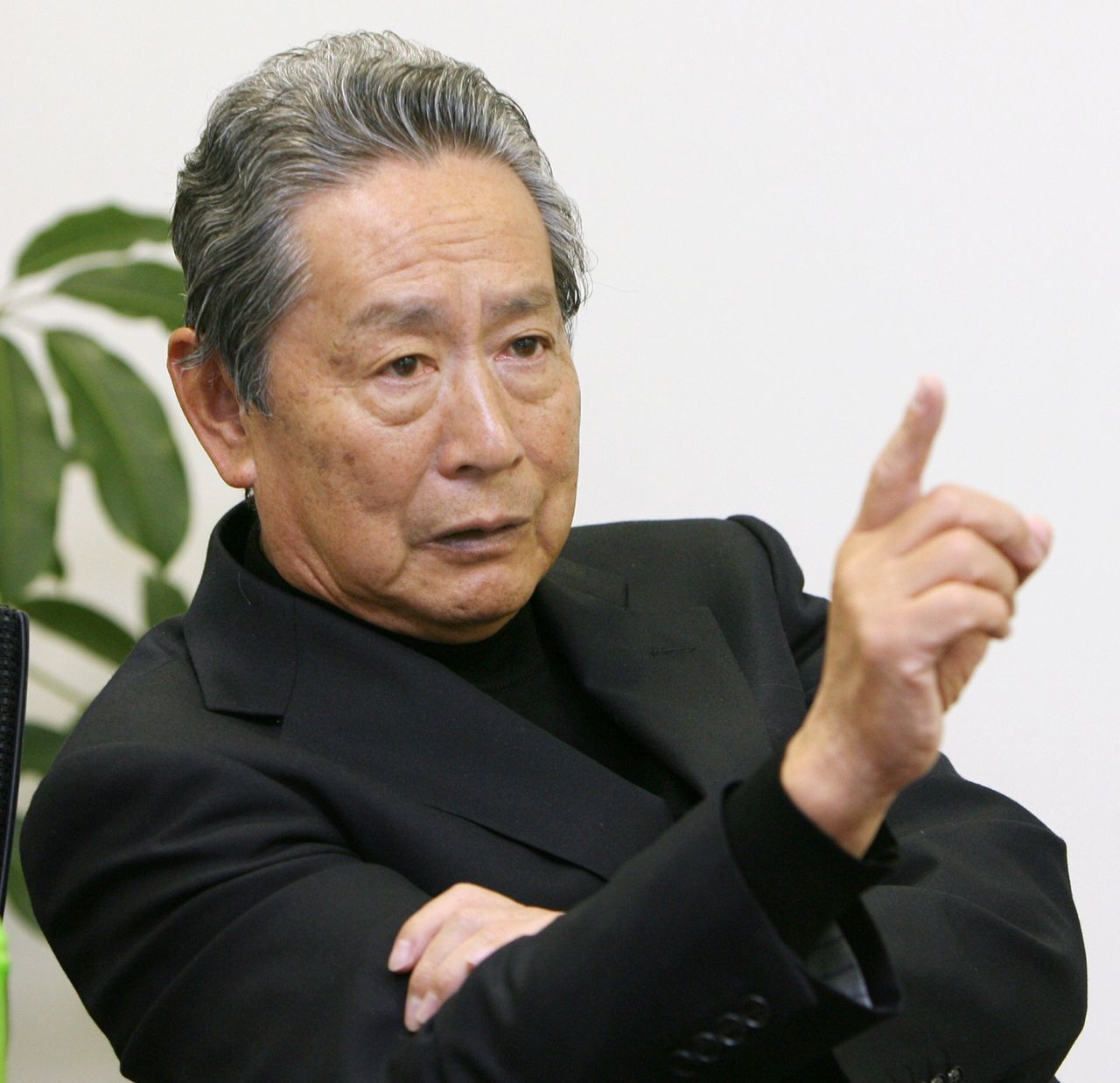 L'ancien président de Sony Idei Nobuyuki, le 20 décembre 2007, à Tokyo (Jiji Press).