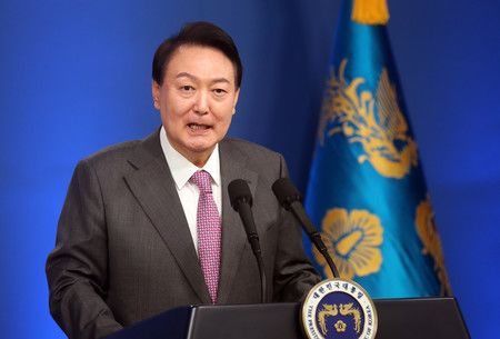 Le président Yoon Suk-yeol le 17 août
