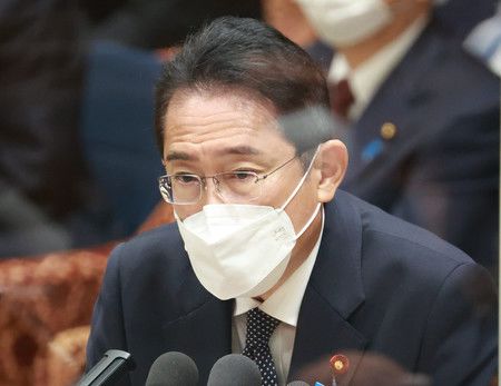 Le Premier ministre Kishida Fumio le 17 octobre, lors de la réunion de la Commission budgétaire de la Chambre des représentants.