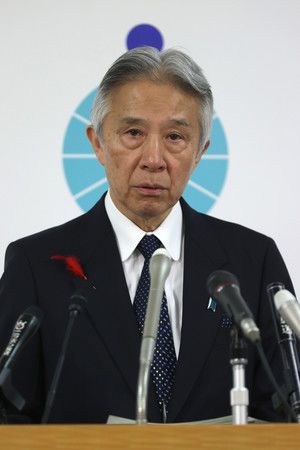 Le ministre de la Culture Moriyama Masahito