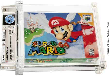 L'exemplaire de Super Mario 64 vendue pour 1,56 million de dollars