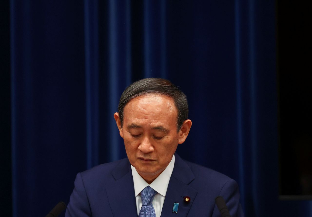 Le Premier ministre Yoshihide Suga s