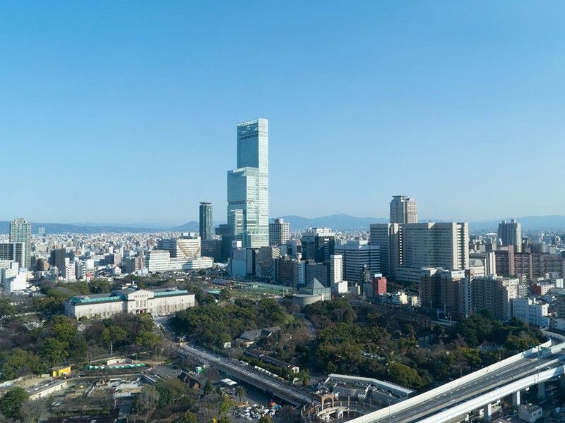 從觀景台眺望日本第一高樓「阿倍野HARUKAS」