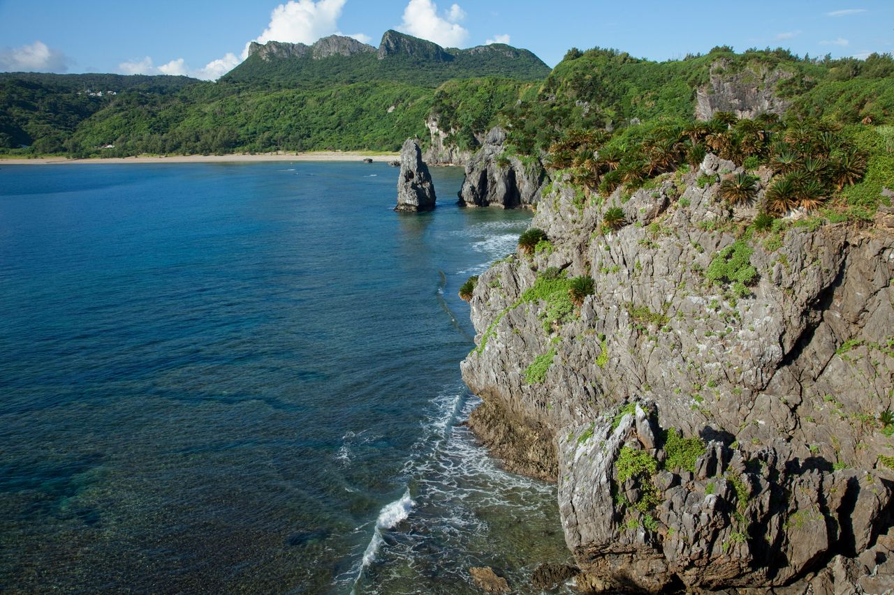 沖繩本島最北端的辺戶岬，這裡的海蝕崖地貌美麗壯觀 ©OCVB
