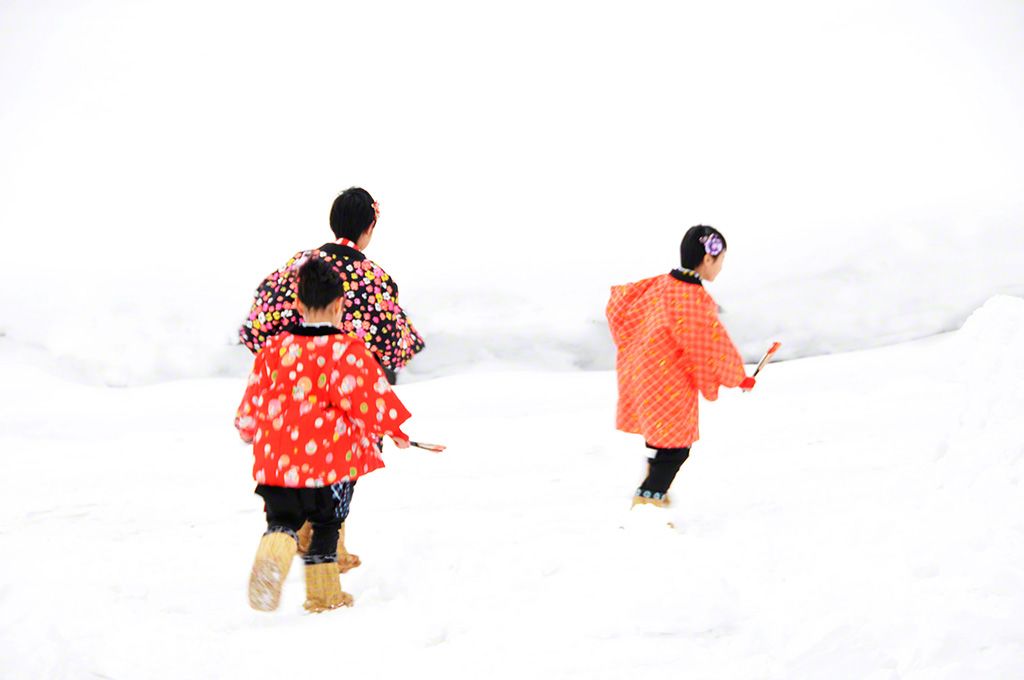 “放紙氣球(孔明燈)”會場(秋田縣仙北市西木町)