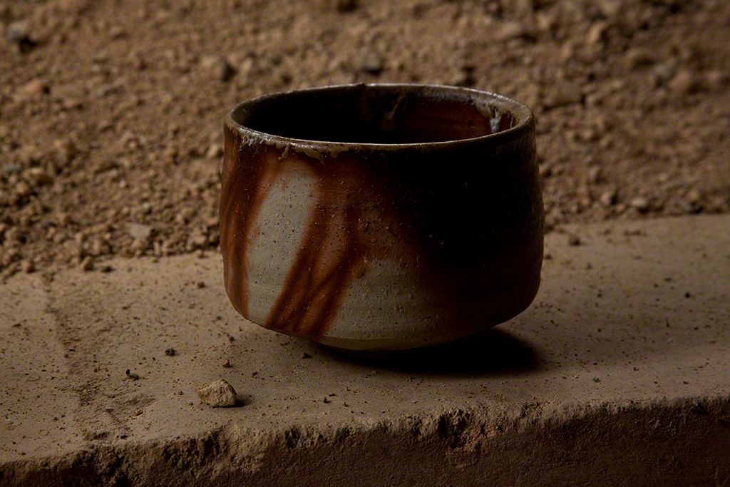 剛出窯的抹茶茶碗