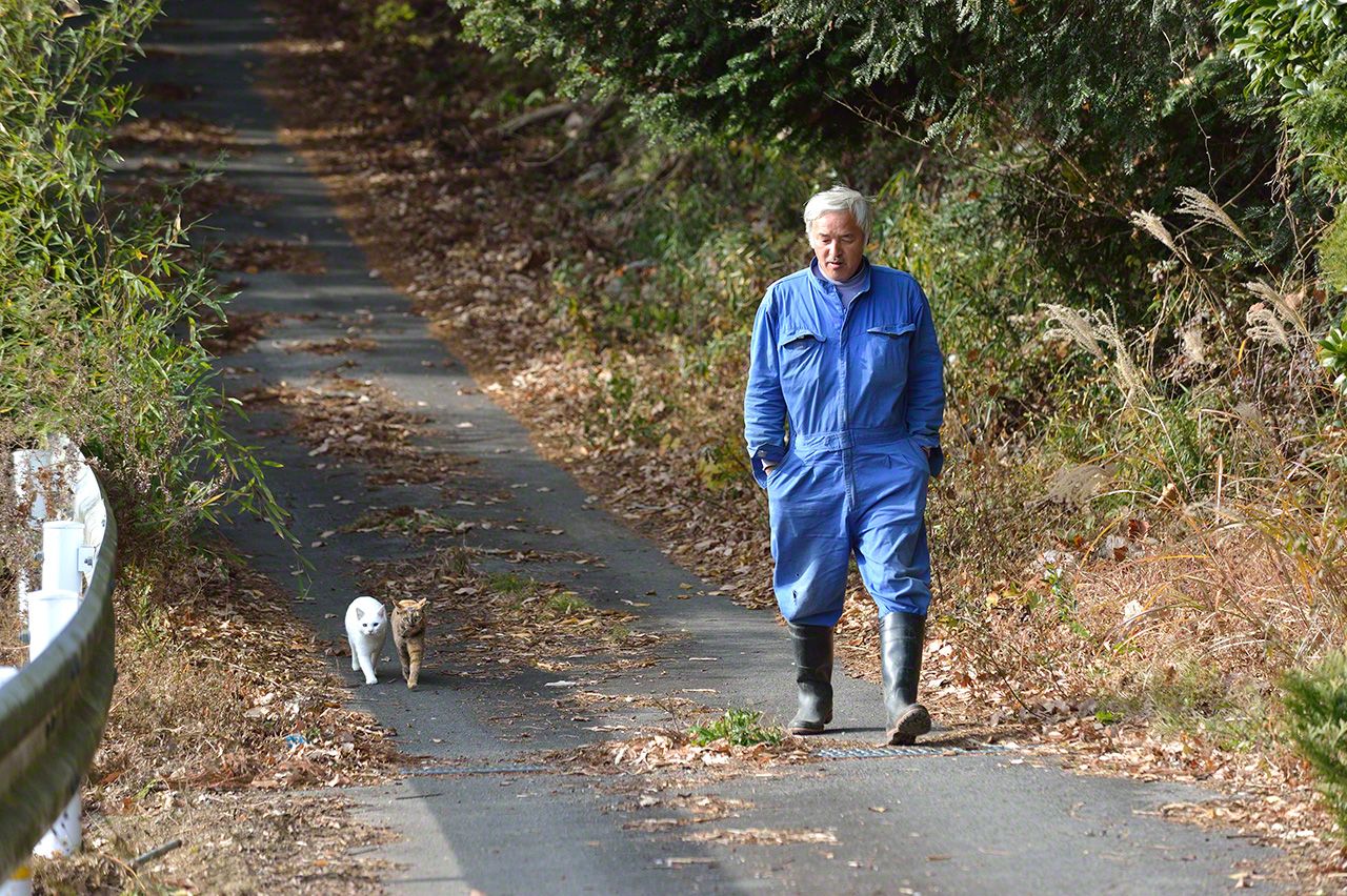 寒冷的冬日清晨。每天的散步照舊,不會因季節和天氣而改變