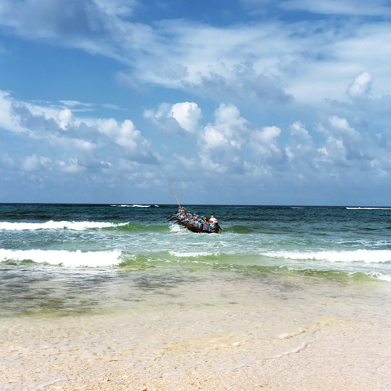 黑島的「豐年祭」。人們相信在大海彼岸的世外桃源Nirai Kanai,有豐收之神會到訪此地