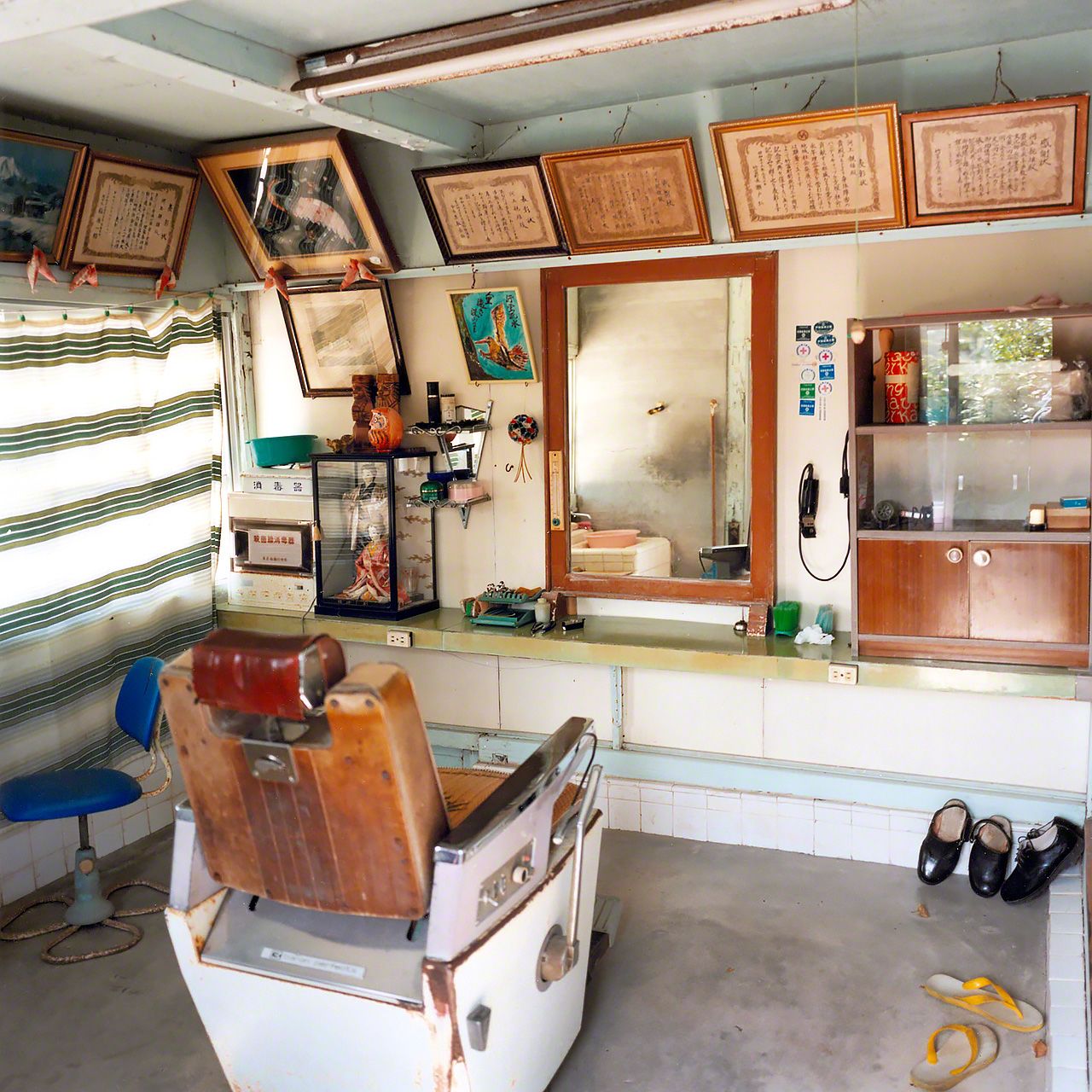 竹富島,每個月開門營業數日的理髮店