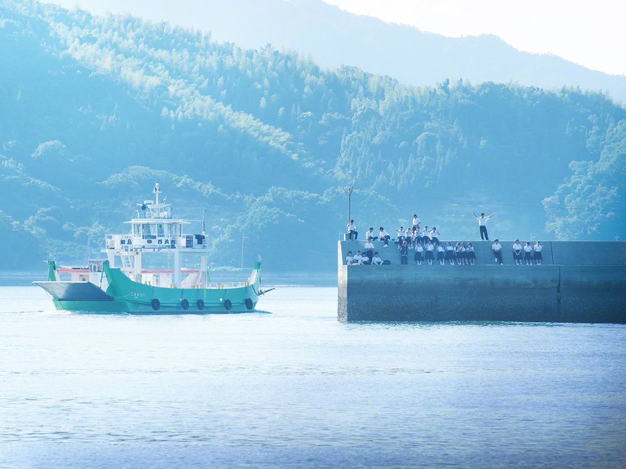 國中生的青春篇章——大海與渡輪(因島)