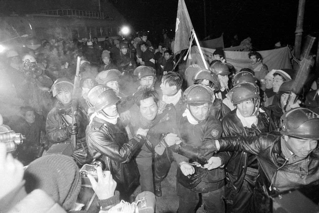1972年2月28日,阪口弘被捕(共同)