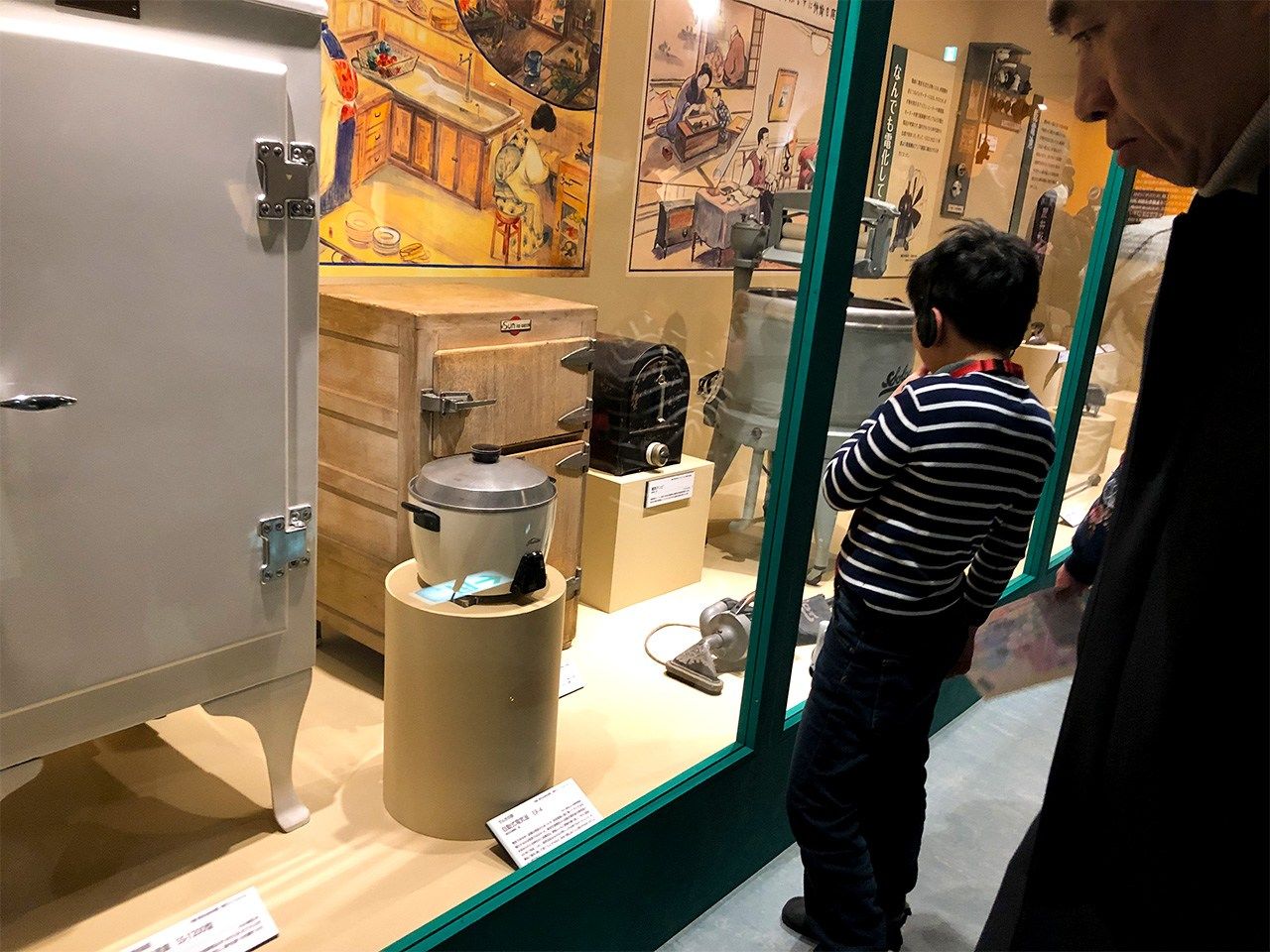 國立科學博物館舉辦的「改變日本的千種技術展」(筆者攝影)